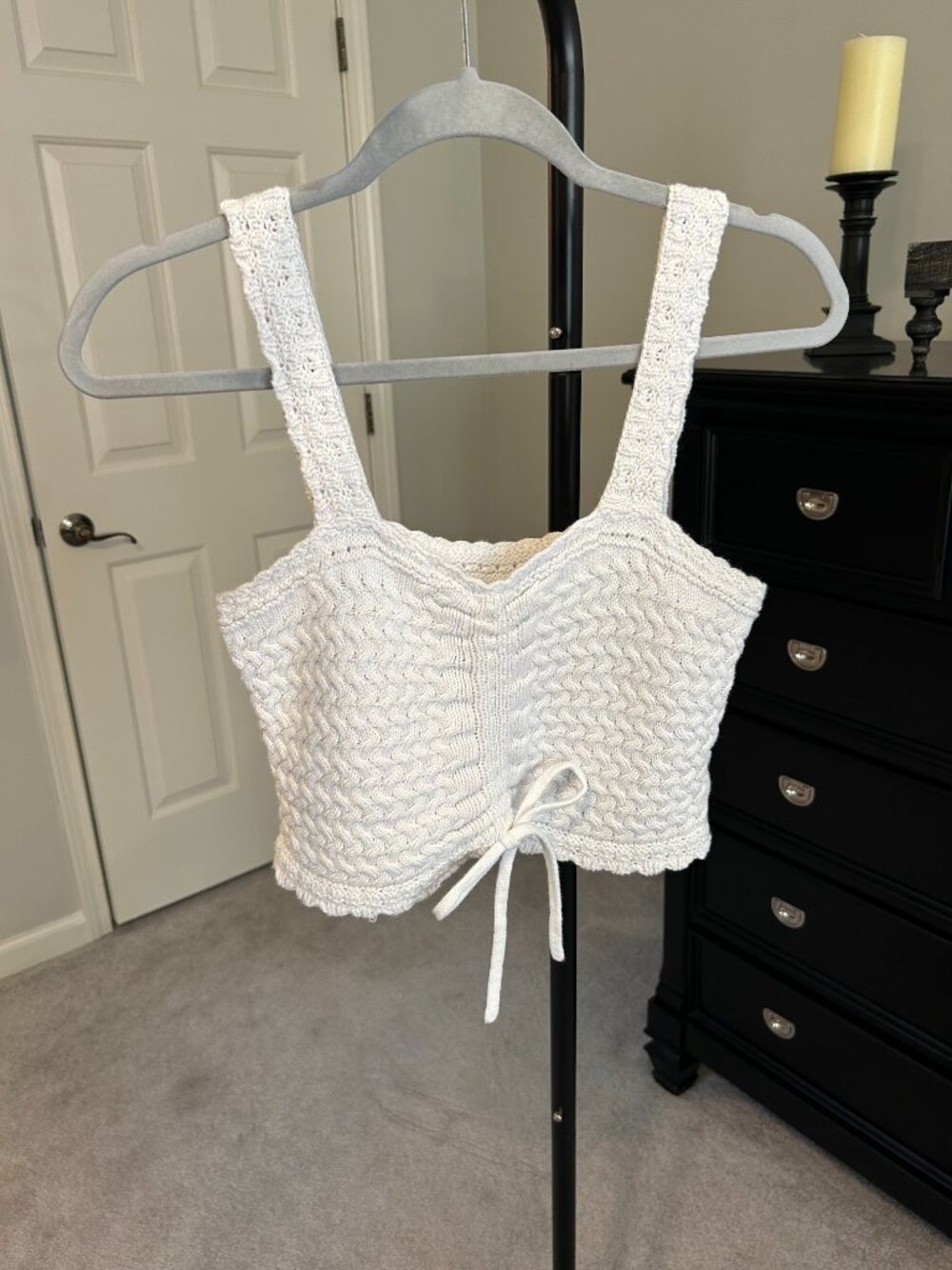 Hollister Crocheted Crop Top Small Super Cute